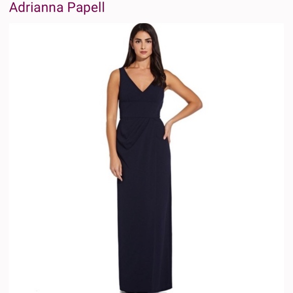 Adrianna Papell dress in midnight Size 10 - Picture 1 of 5